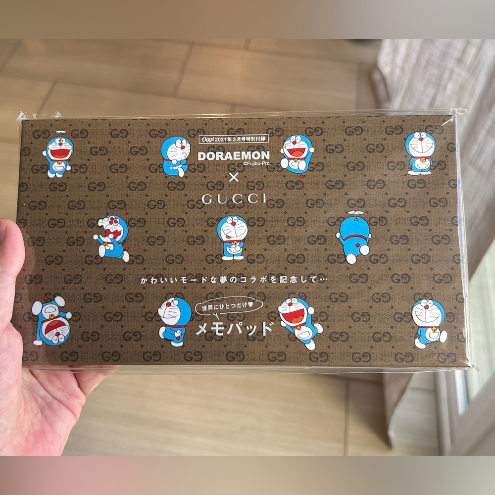 Gucci x Doraemon Japan Limited Edition Notepads